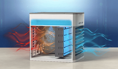 Mini climatizador portátil